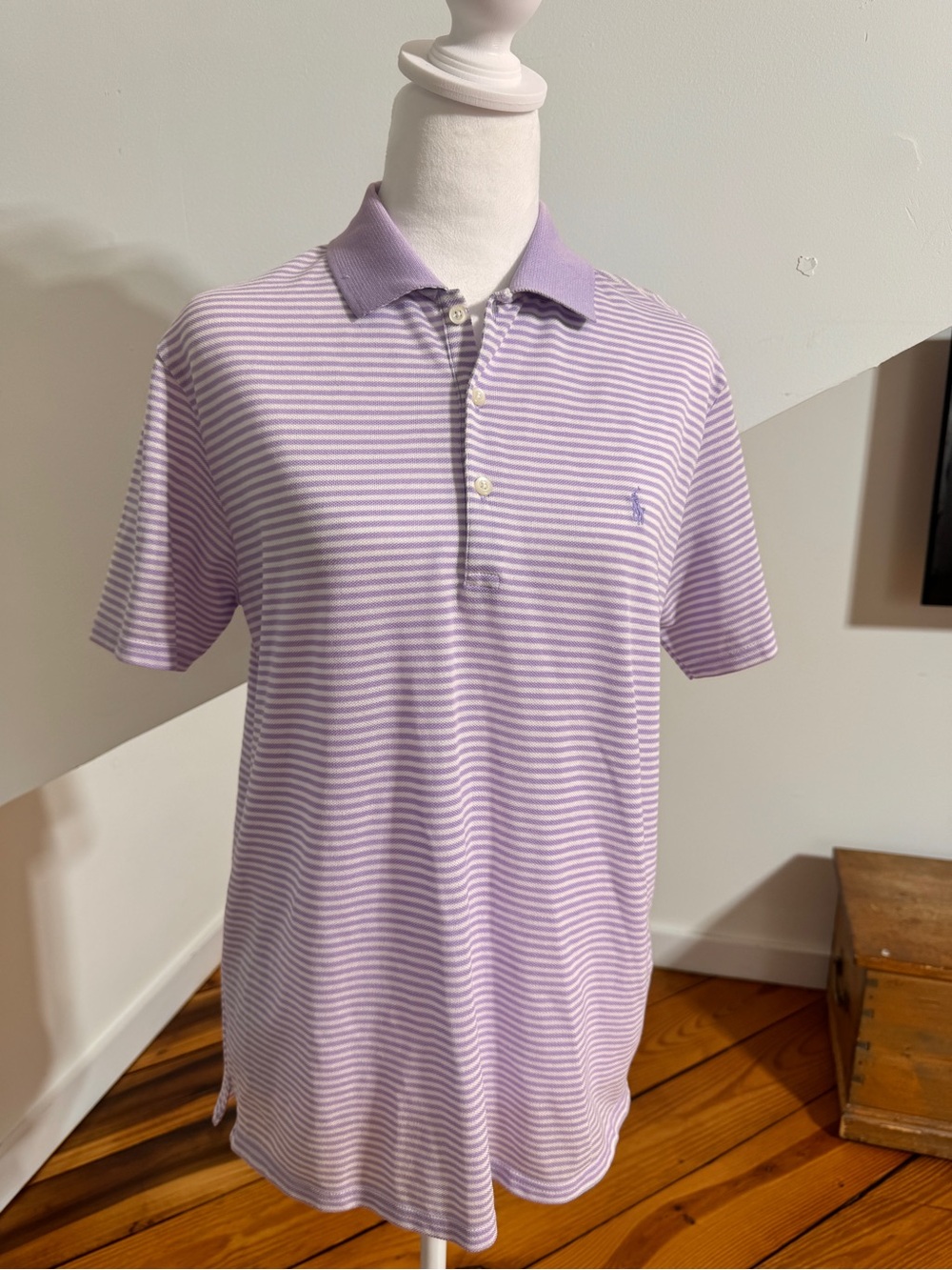 NWT Ralph Lauren Lavender Knit Polo Shirt
